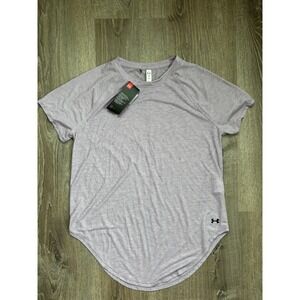 Under Armour Women's Shirt Medium Loose Fit Gym Running Workout Lavender NWT
